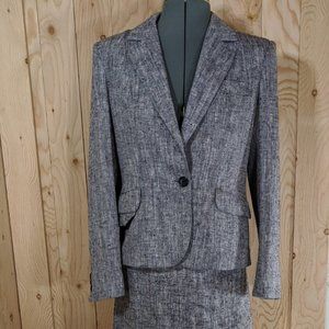 Vintage Peabody House Greyish 2pc Skirt Suit 10